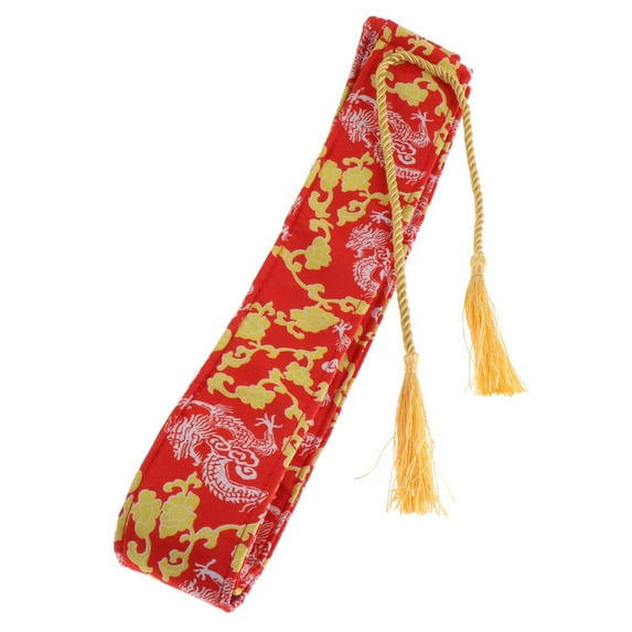 Fishing Rod Sleeve Cover Pole Storage Tackle - Red 140cm, as described