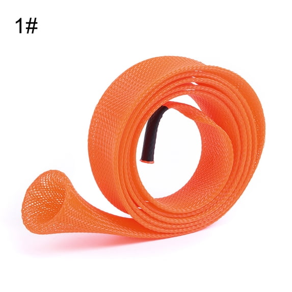 Fishing Rod Sleeve/Rod Socks/ 67in Fishing Rod Covers, Braided Mesh Rod Protector for Bait Casting Rod/Sea Fishing Rod, Fishing Gear Tools Accessories