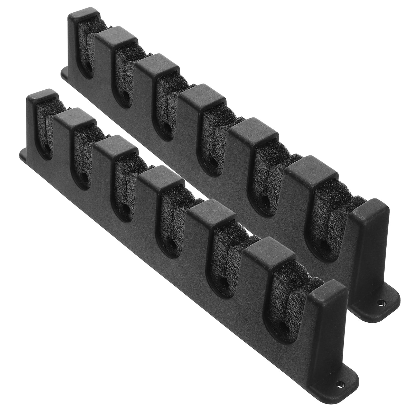 Fishing Rod Stand Pool Room Decor Billiard Rack Cue Holder Wall Pole Racks Ledge Foam 2 Pcs