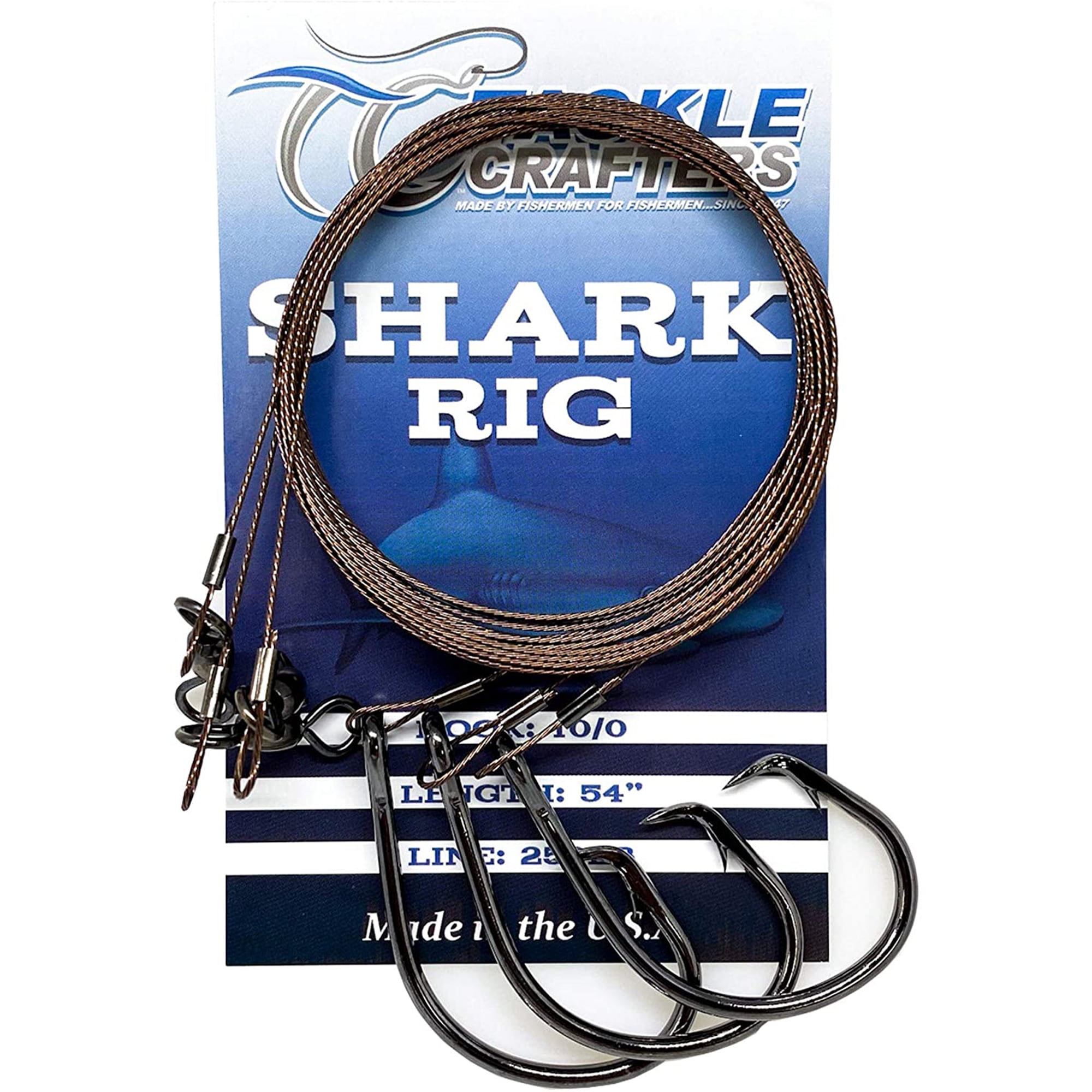 Fishing Shark Rigs ( 3 PACK ) - Fishing Tackle - Fishing Gear - Circle  Hooks - Saltwater Fishing Tackle - Surf Fishing Rig - Saltwater Rig 🎣🎣🎣  