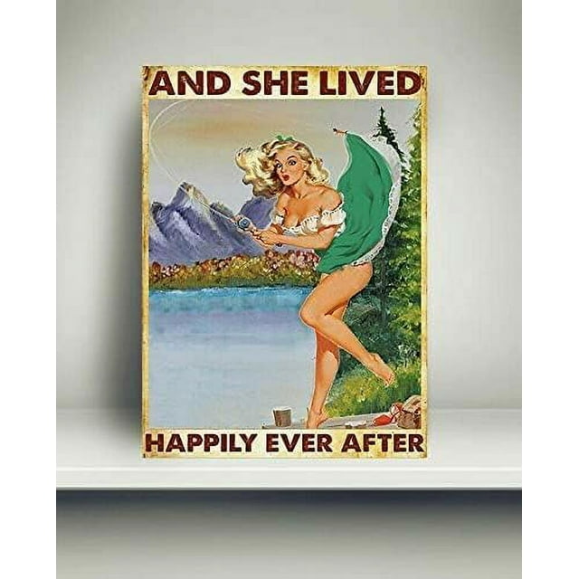 Fishing and She Lived Happily Ever After 500 Piece Jigsaw Puzzle Adult