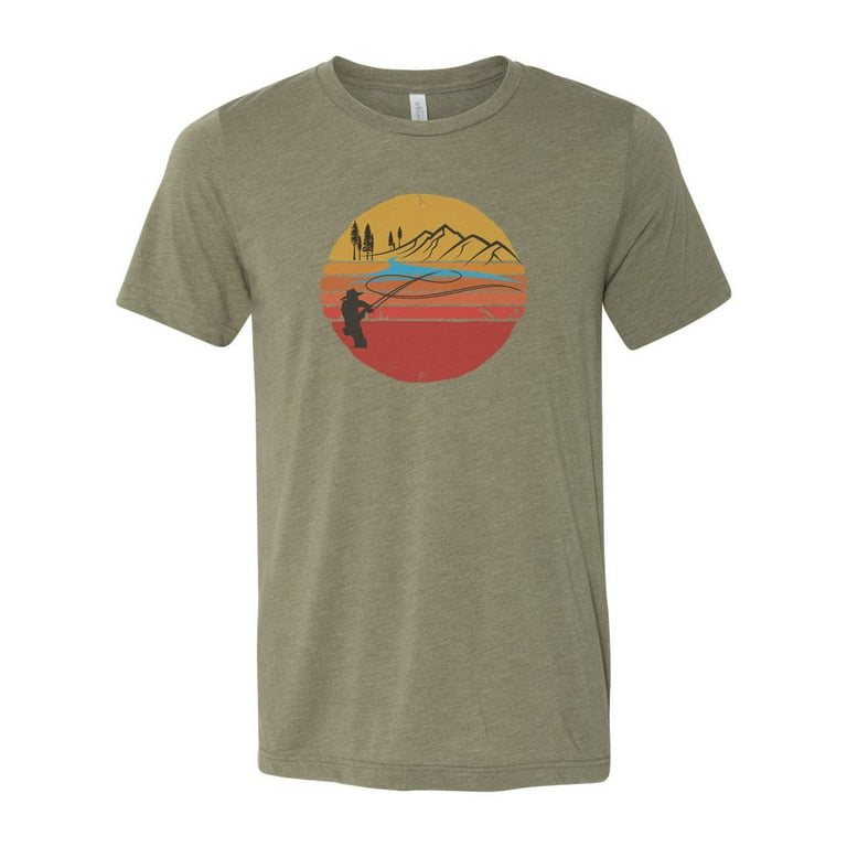 Fishing Shirt, Sun Down, Fly Fishing Shirt, Trout Fishing Shirt