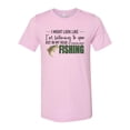 thumbnail image 1 of Fishing Shirt, Thinking About Fishing, Fishing Gift, Unisex Fit, Dad Gift, Gift For Him, Fishing Tshirt, Fisherman Shirt, Fisherman Gift, Lilac, LARGE, 1 of 1