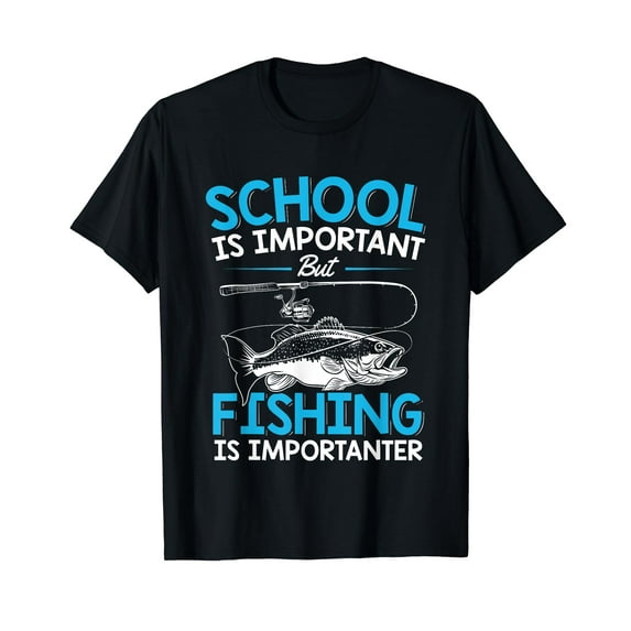 Fishing Shirt Youth Boys Fish Lover Teen Boys Fishing T-Shirt