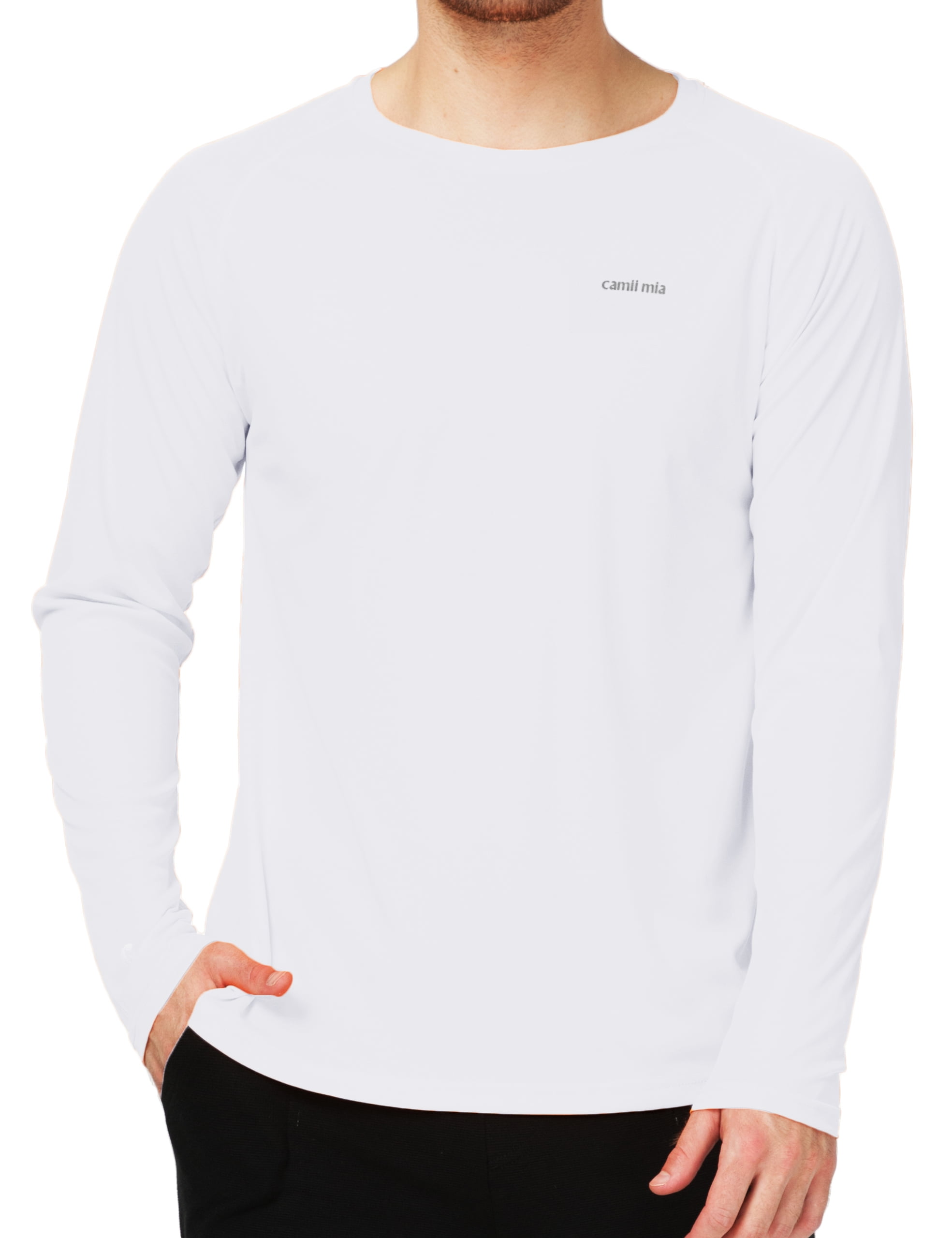 Fishing Shirts for Men Long Sleeve Shirts Sun Protection Shirts, Athletic  Shirts for Men, Men UPF 50+ SPF Shirts for Running Hiking 