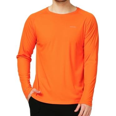 Fishing Shirts for Men Long Sleeve Shirts Sun Protection Shirts, Athletic Shirts for Men, Men UPF 50+ SPF Shirts for Running Hiking