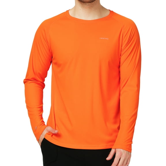 Fishing Shirts for Men Long Sleeve Shirts Sun Protection Shirts, Athletic Shirts for Men, Men UPF 50+ SPF Shirts for Running Hiking