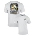 thumbnail image 1 of Fishing Short Sleeve T-shirt Jumping Striped Bass, 1 of 4