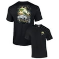 thumbnail image 1 of Fishing Short Sleeve T-shirt Jumping Striped Bass, 1 of 4