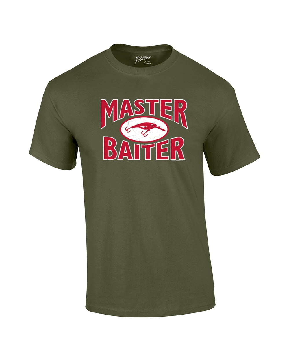 Fishing Short Sleeve T-shirt Master Baiter Hook Lure-charcoal-4xl 