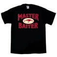 thumbnail image 1 of Fishing Short Sleeve T-shirt Master Baiter Hook Lure-Black-XL, 1 of 6