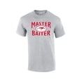 thumbnail image 1 of Fishing Short Sleeve T-shirt Master Baiter Hook Lure-Sports-Large, 1 of 4