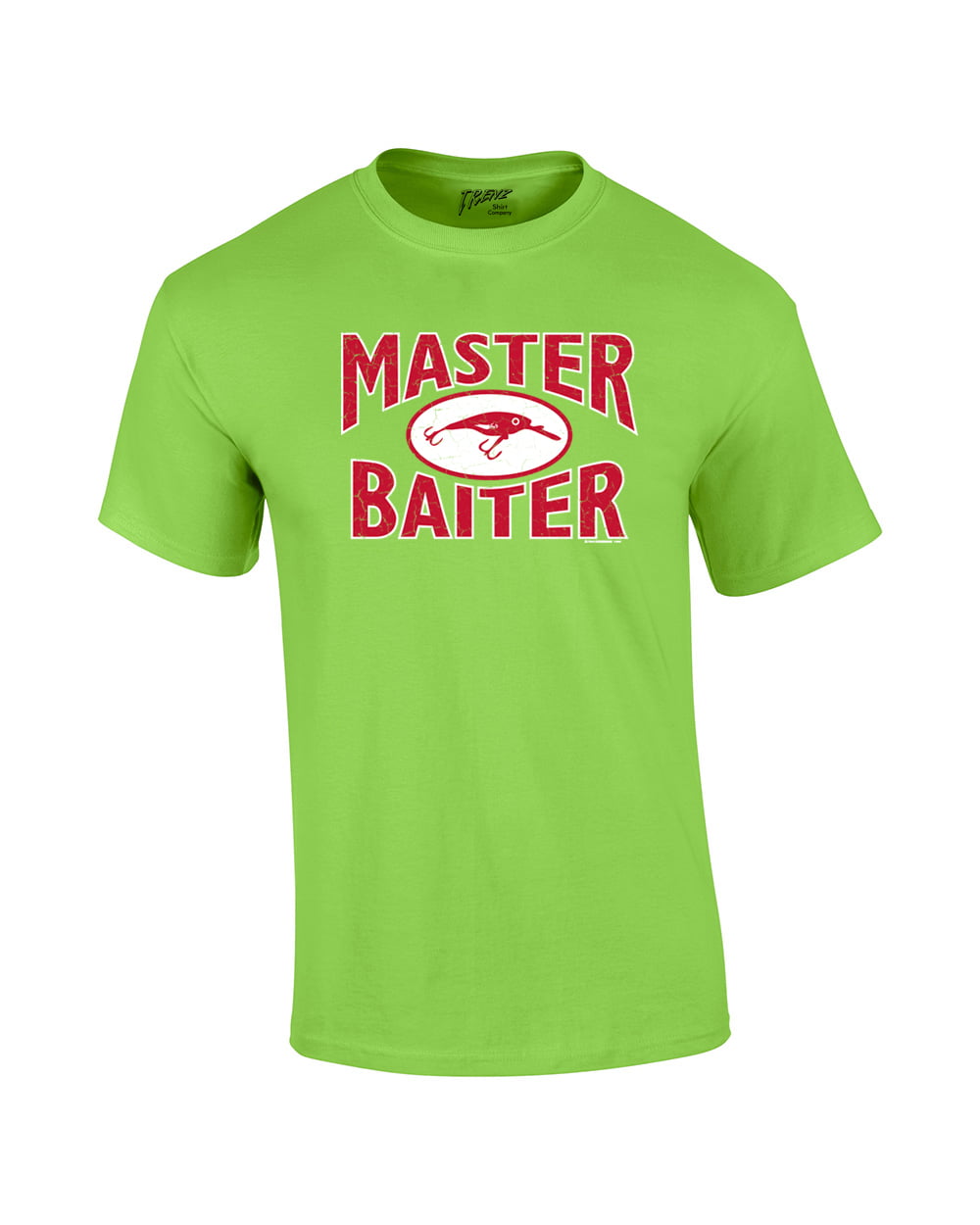 Fishing Short Sleeve T-shirt Master Baiter Hook Lure-sportsgray-4xl 