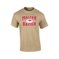 thumbnail image 1 of Fishing Short Sleeve T-shirt Master Baiter Hook Lure-tan-5xl, 1 of 4