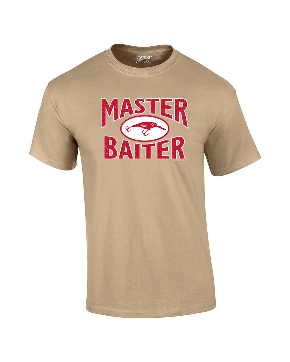Fishing Short Sleeve T-shirt Master Baiter Hook Lure-lightblue-XXXL 