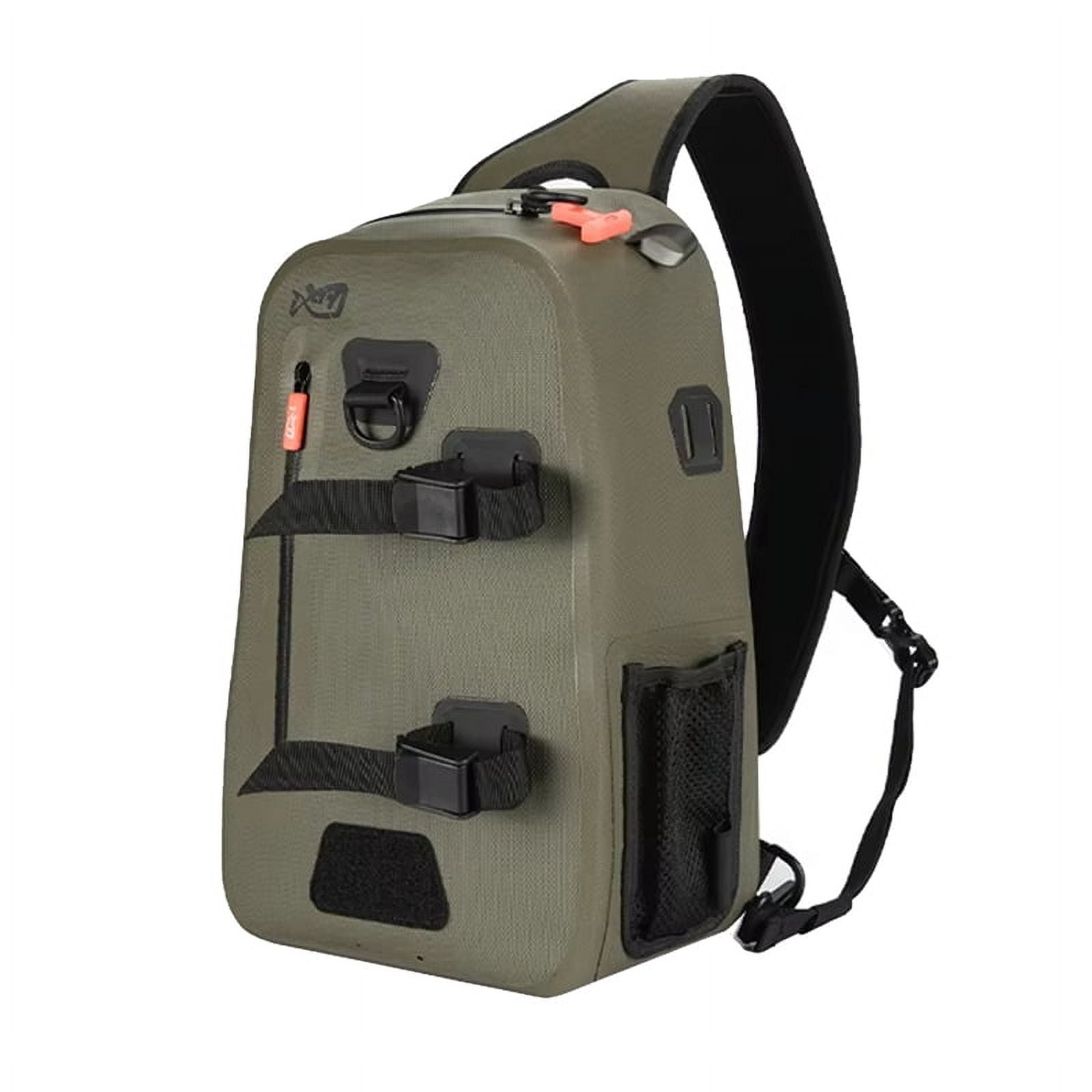 Fishing Shoulder Bag Fishing Tackle Waterproof Bag Outdoor Capacity Fishing Lures Bag Line Box Storage Accessories,1 x Fishing Shoulder Bag,Photo Color