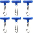 thumbnail image 1 of Fishing Sinker Slides with Snap, 30pack High-Strength Braid Line Sliders Saltwater Connector for Catfish Striper Surf Fishing Rig, 1 of 6