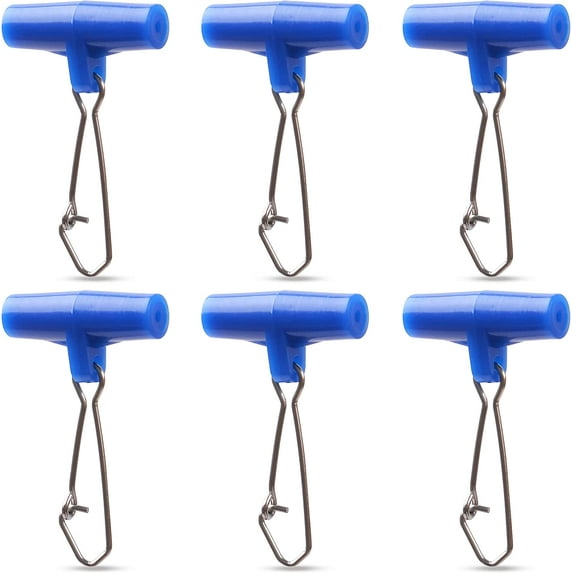 Fishing Sinker Slides with Snap, 30pack High-Strength Braid Line Sliders Saltwater Connector for Catfish Striper Surf Fishing Rig