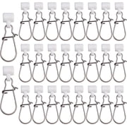 Fishing Sinker Slides with Snap, 30pack High-Strength Braid Line Sliders Saltwater Connector for Catfish Striper Surf Fishing Rig