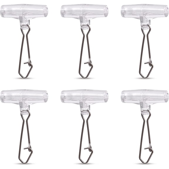 VanRolldex 30 Piece High-Strength Stainless Steel Fishing Sinker Slides with Snap