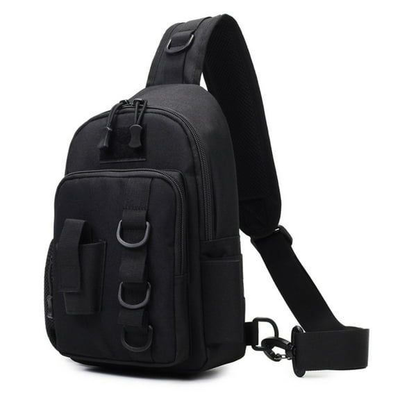 Fishing Slings Pack Crossbody Bag Chest Pack Fishing Tackle Storage Shoulder Bag for Freshwater or Saltwater Fishing