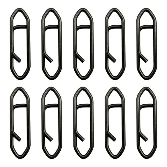 High Performance Fishing Speed Clips 10PCS Stainless Steel Quick Change Connectors for Crankbait Tackle Durable and Fishing Accessories