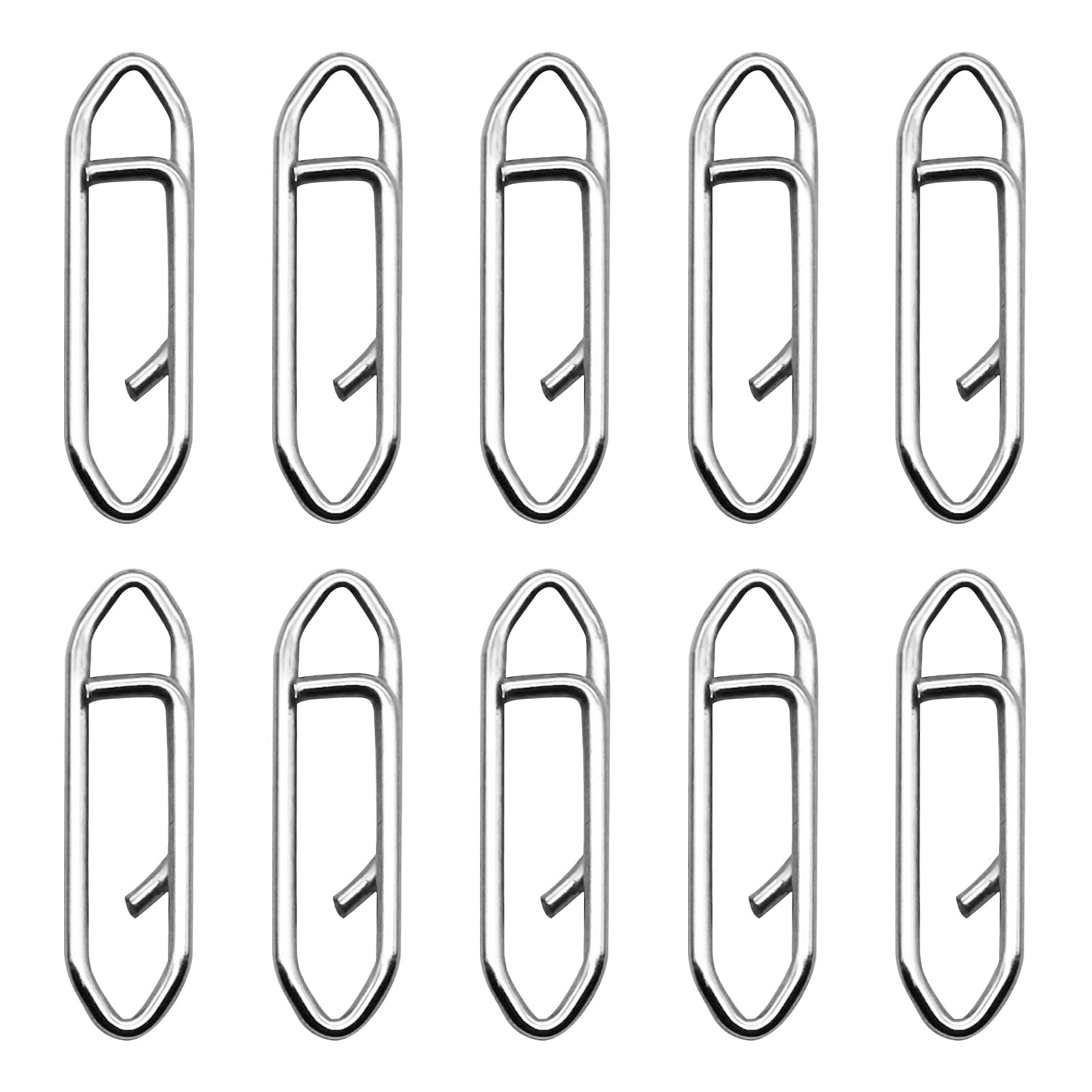 240PC Fishing Speed Clips Set - 3 Sizes Stainless Steel Quick Change Clips For Lures, Freshwater & Saltwater