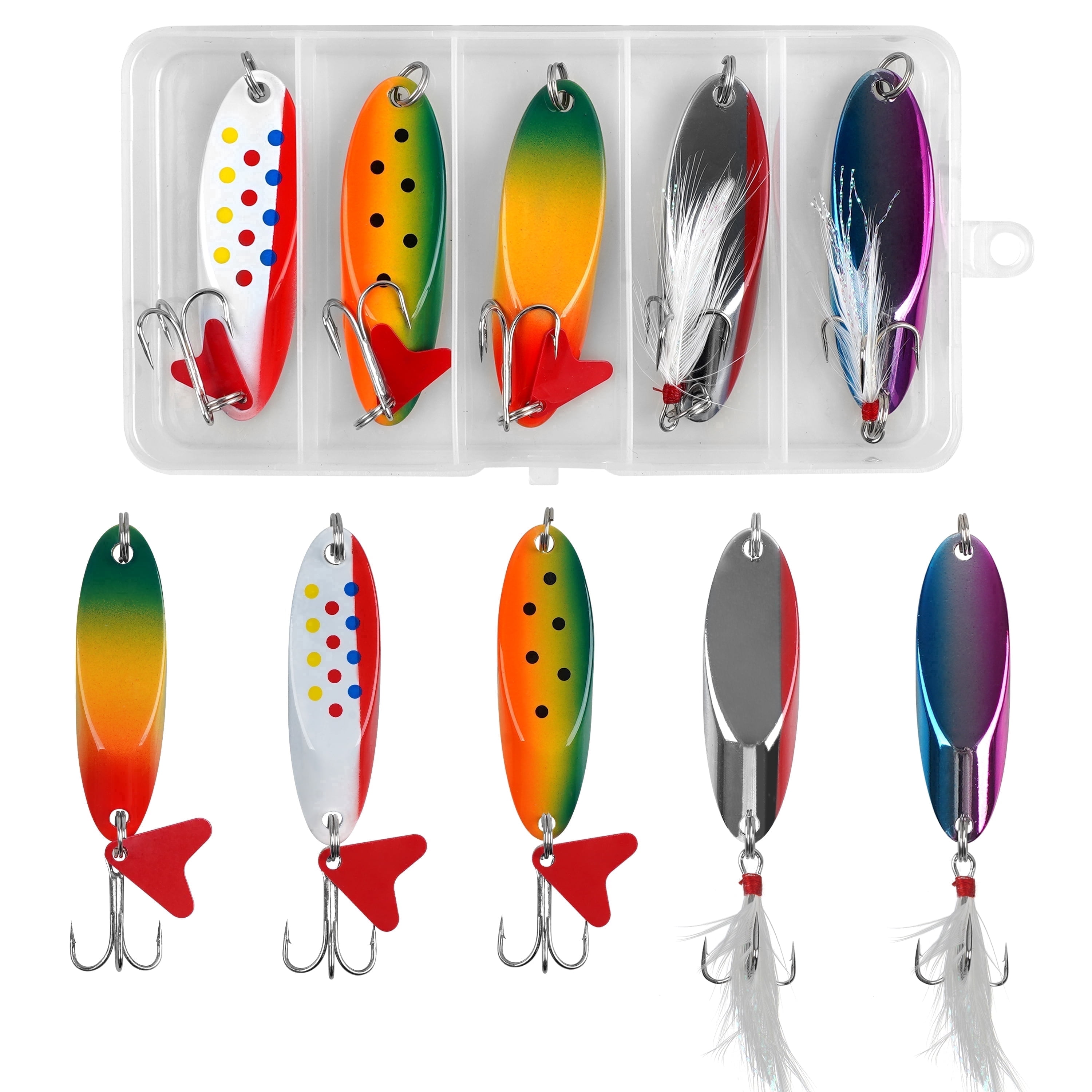 casting metal spoon fishing lure P-Line Pro Steel Crimson/Gold / 2/3 oz As seen on our very own Bama Beach Bums OBX series for YouTube Fishing Spoons | Casting spoons