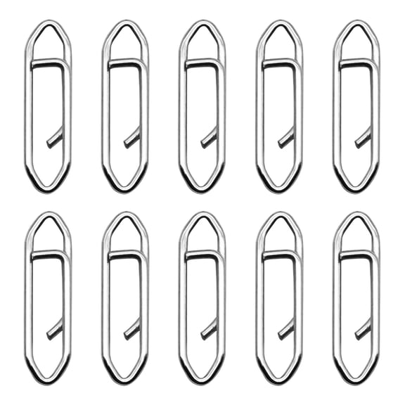 Fishing Stealth Power Speed Clips, High Strength Metal Speed Clips for Fishing Lures Quick Change, Freshwater Saltwater Crankbait Popper Lures Quick Snap Connector