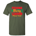 thumbnail image 1 of Fishing Story Loading Please Wait - Graphic Fishing T-Shirt Fishing T-Shirt, 1 of 5