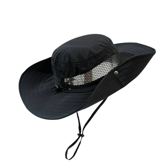 Fishing Sun Hat Cowboy Style Waterproof Outdoor Sun Protection Hat, Bucket Hats for Men Women, Fishing Hat Wide Brim Foldable Summer Hat