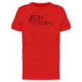 thumbnail image 1 of Fishing Symbol T-Shirt Men -Image by Shutterstock, Male x-Large, 1 of 2