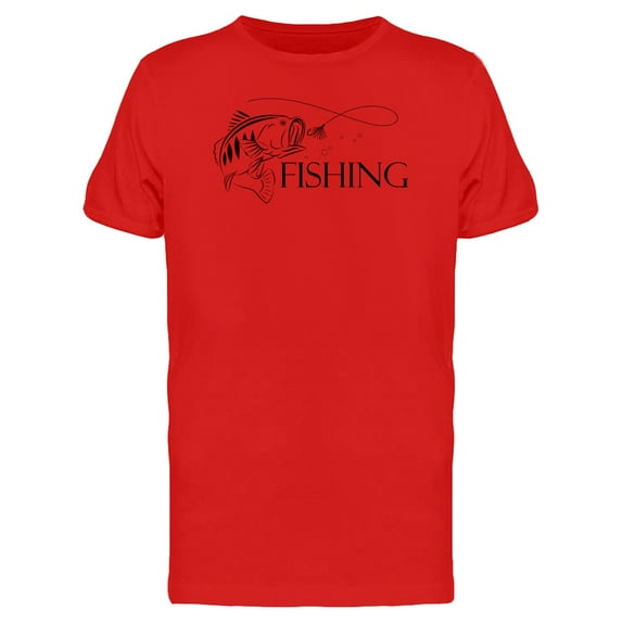 Fishing Symbol T-Shirt Men -Image by Shutterstock, Male x-Large