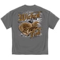thumbnail image 1 of Fishing T-Shirt Wicked Fluke Gravel, 1 of 2
