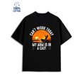 thumbnail image 1 of Fishing T-Shirt for men 180G 100% Cotton black Retro Unisex Shirt Short Sleeve tshirts Basic Unisex Shirt Printed tshirts Unique Design Unisex Shirt Cotton tshirts Retro Unisex Shirt Graphic tshirts, 1 of 7