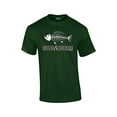 thumbnail image 1 of Fishing T-shirt Fillet and Release Fish Bones Tee Funny Humorous Fisherman Fish Tee Bass Trout Salmon Walleye Crappie-Forest-6Xl, 1 of 4