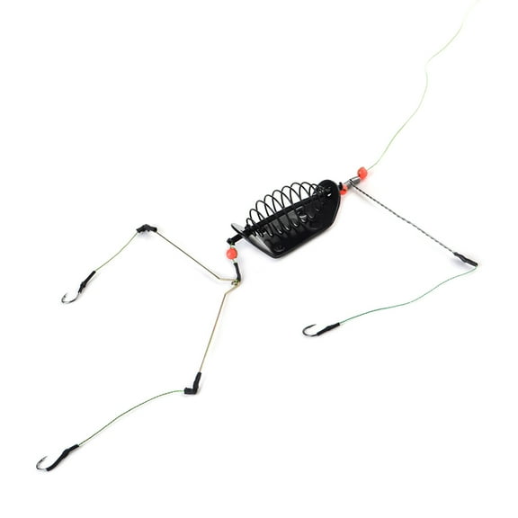 Fishing Tackle Accessories Fishing Baits Cage 3 Line Hook Fishing Tool Spring Fishing Feeder Baits Cage Carp