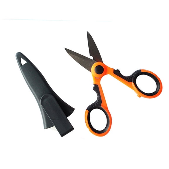 Fishing Tackle Accessory Multifunction Fishing Line Cutter Portable Fishing Scissors for Braided Line Metal Line Cutter