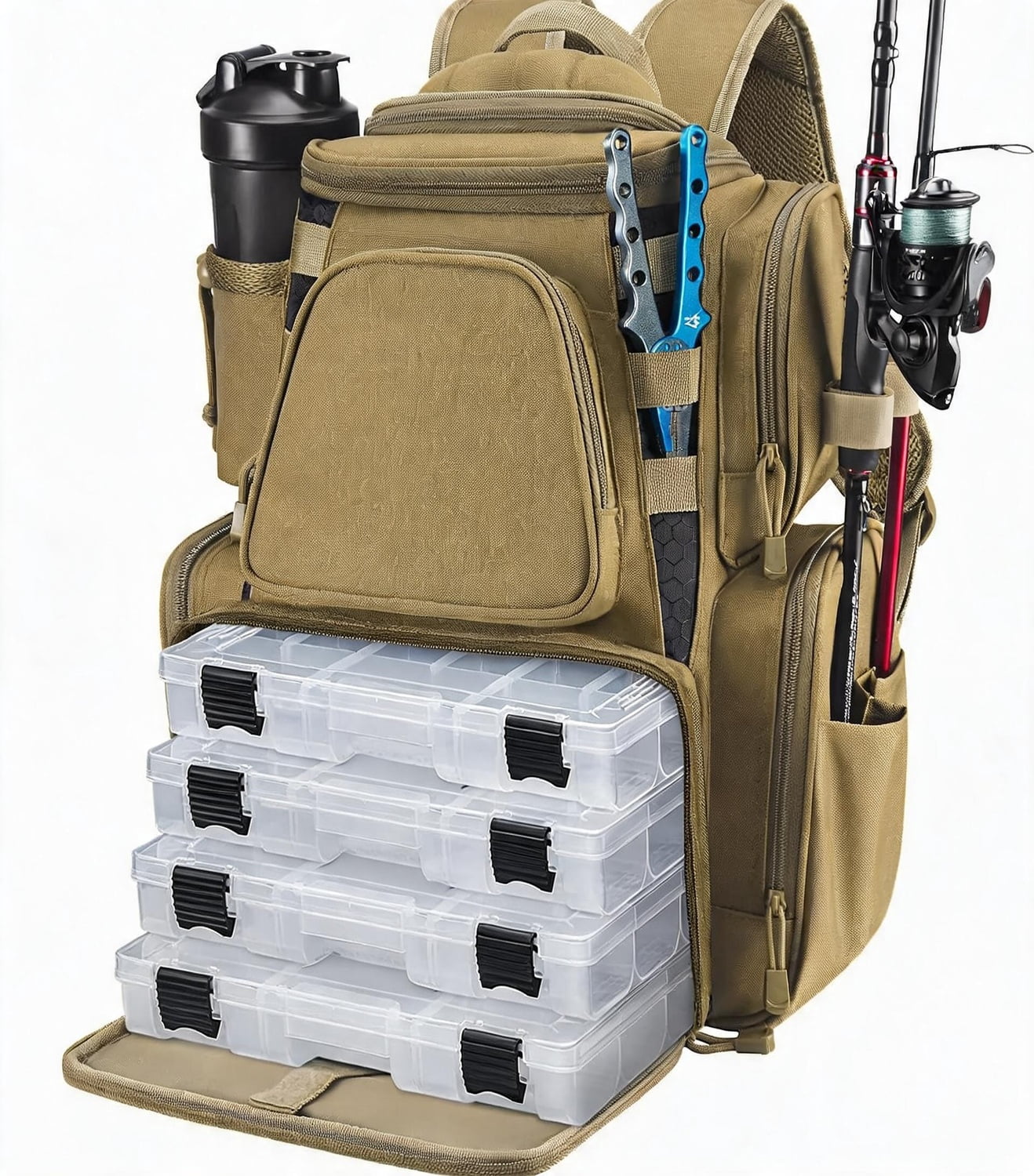 allintitle hiking backpack with hydration INOXTO 16 Lightweight Pack Red Outdoors - DayPack Designed for comfort What is your favorite Color:Green FlashBack