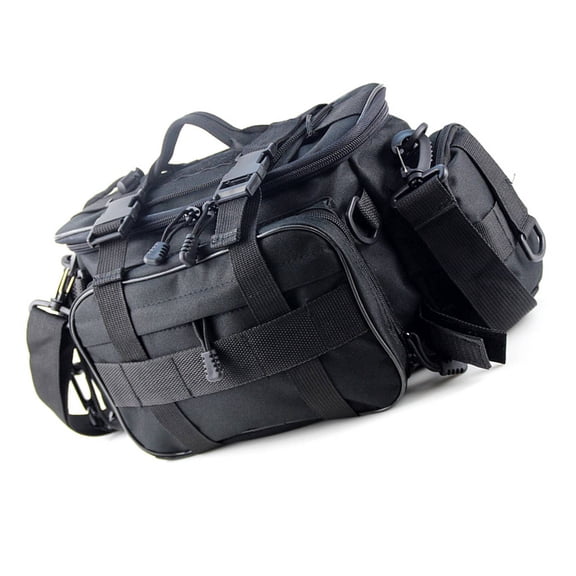 Fishing Tackle Bag Fishing Gear Storage Bag Organizer Waist Bag Messenger Bag Handbag