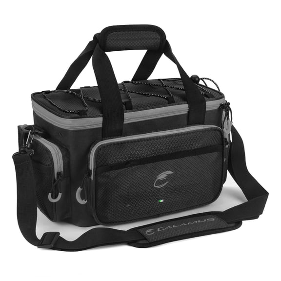 Fishing Tackle Bags - Saltwater & Freshwater Rip-stop Pe Padded Shoulder Strap Pliers Storage Black