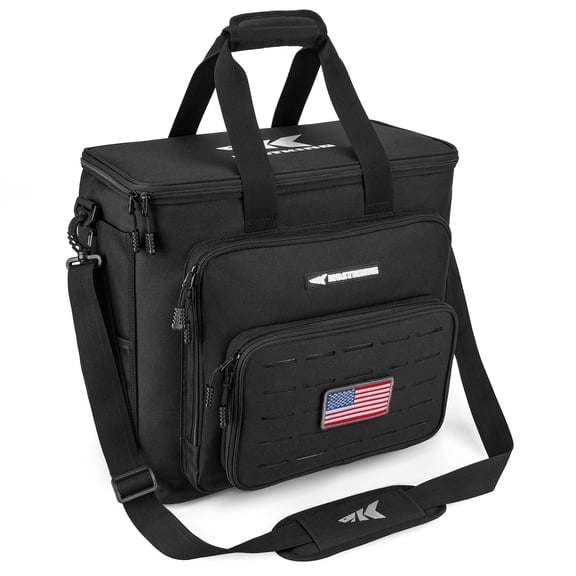 Fishing Tackle Bags - Saltwater & Freshwater Water Resistant  Padded Shoulder Strap Gear Storage