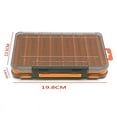 thumbnail image 1 of Fishing Tackle Box 14 Compartments Fishing Accessories Lure Hook Storage Case Double Sided Fishing Tool Organizer Boxes, 1 of 10