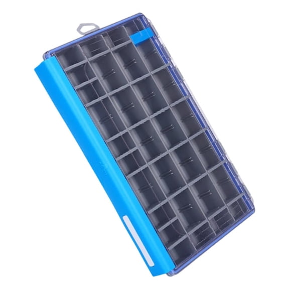 Fishing Tackle Box Lure Organizers Clear Lid Tray Tool Box Lure Storage Box with Removable Divider Portable Storage Tray
