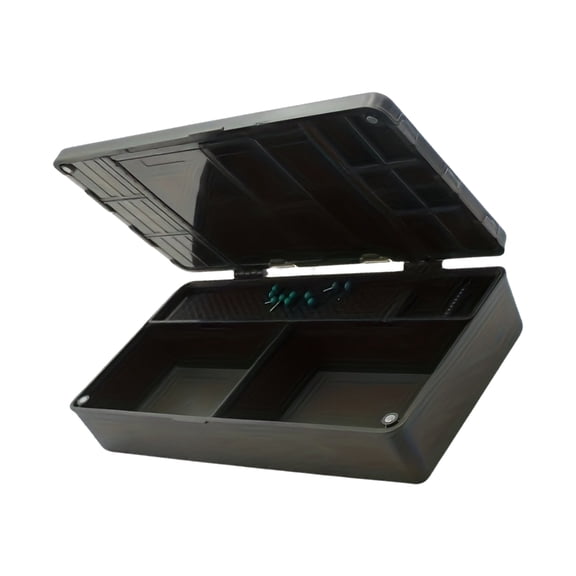Fishing Tackle Box With Rigging Pin Stiff Hair Rigging Board Fishing Hook Storage Box Fishing Rigging Container Case End