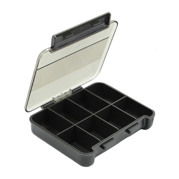 Fishing Tackle Box with Clear Lid, ABS Case for Small Gear Carry