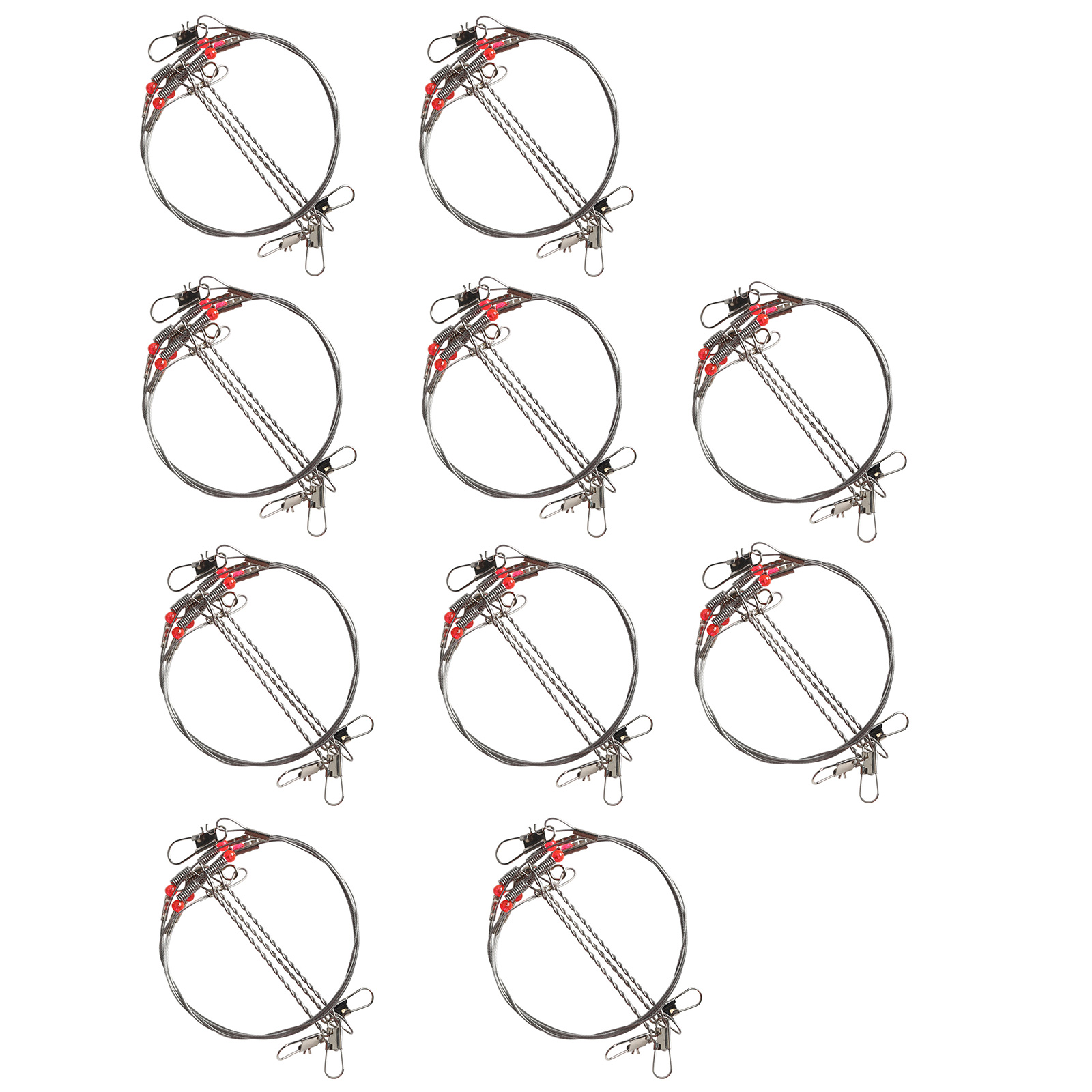 Fishing Tackle Freshwater Saltwater Fishing Wire Leader Rigs Sea ...