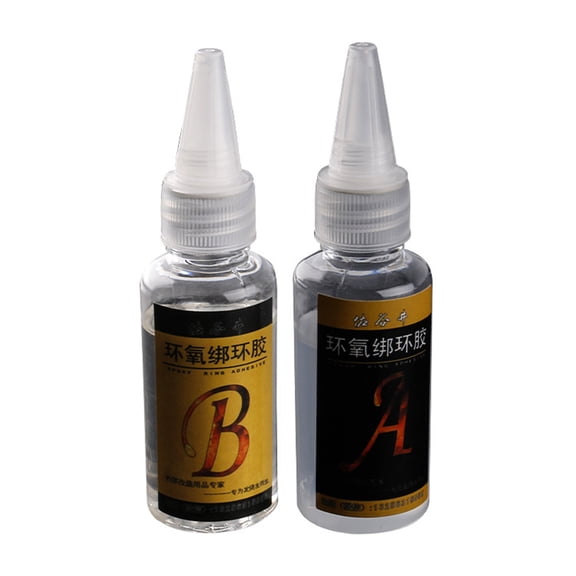 Fishing Tackle Repair Tools Fishing Rod Building Epoxy Glue AB Transparent Glue