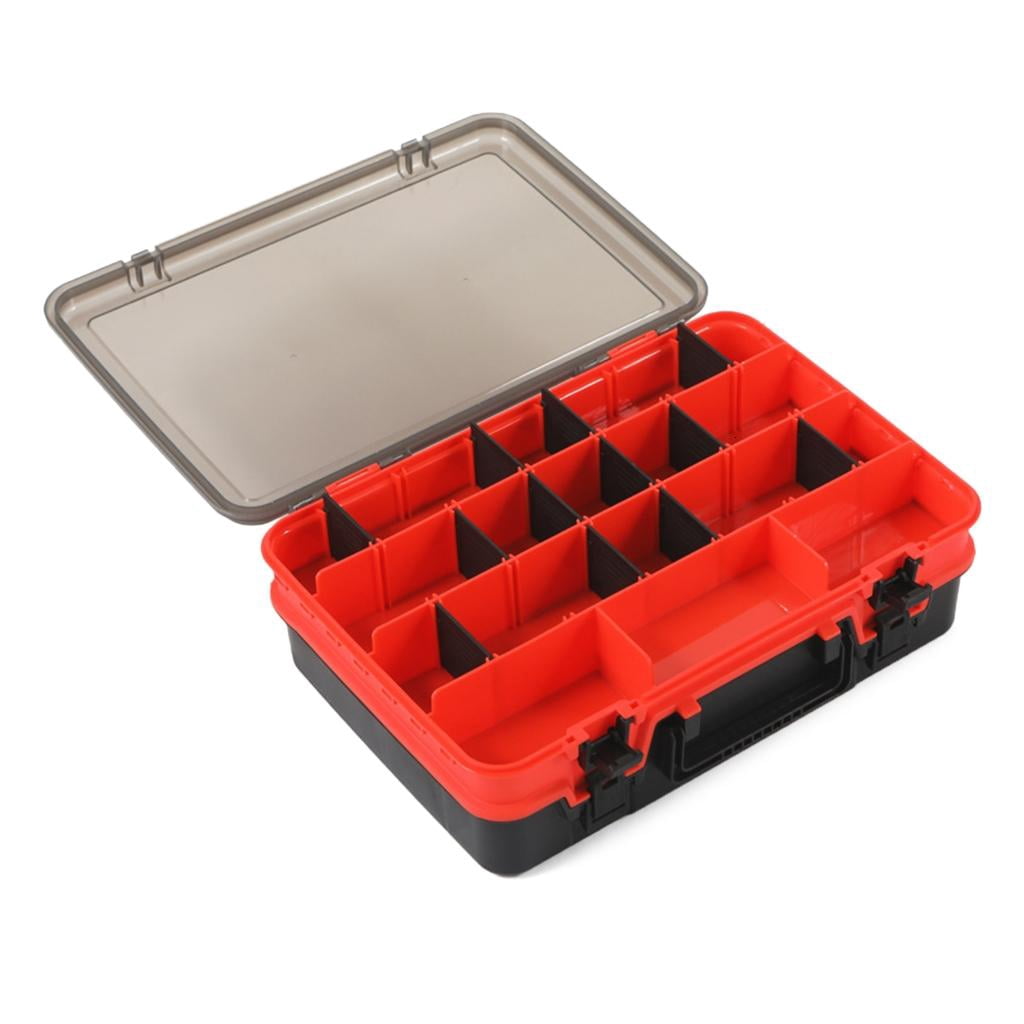 Fishing Tackle Storage Box Visible Case Tackle Box Universal Multi Compartment