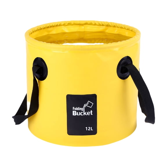 Fishing Tackle Water Container Nylon Braided Handle Bucket Colorful Fishing Fish Bag Bucket PVC Bucket Fishing Accessory